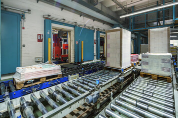 Stöcklin Vollständige Modernisierung des Paletten-Hochregallagers