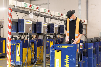 Stöcklin Flottenmanagent ESP-Serie mit Li-Ionen Batterie